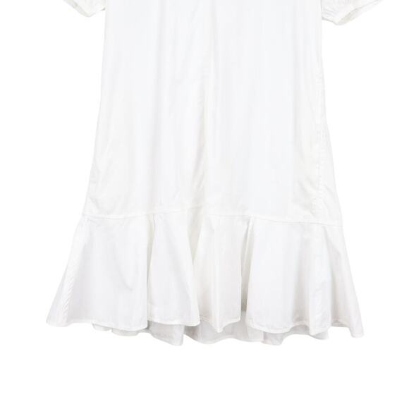 J.Crew Delilah Dress Cotton Poplin White Size XS Tall NWT - Picture 7 of 11